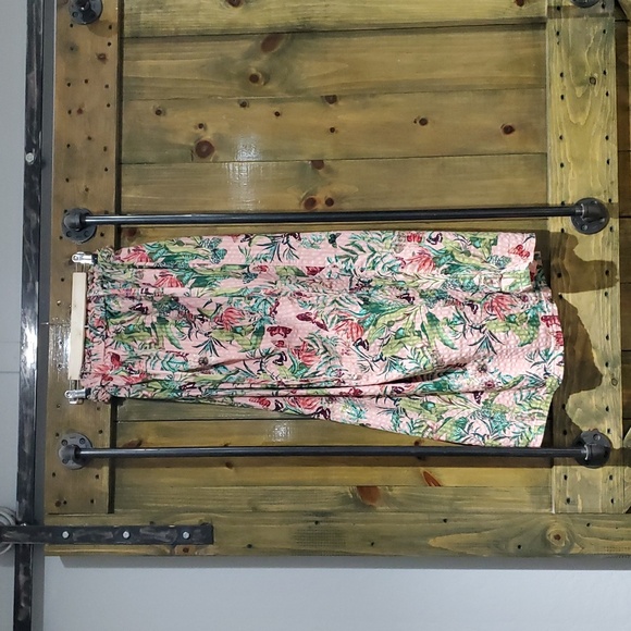 H&M FLORAL MAXI SKIRT SIZE 0 - Picture 4 of 7